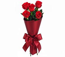 Букет 5 Красных роз Эдлесс Лав в Кагальницкой
