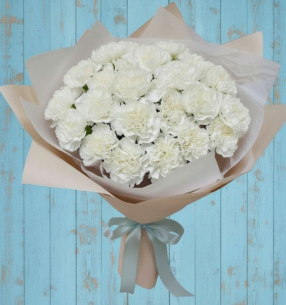 Букет цветов из: Гвоздики в Кагальницкой