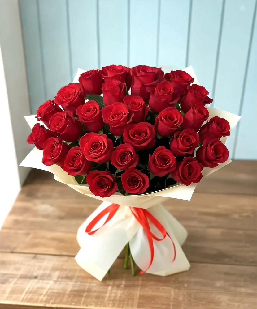Букет 29 Красных роз в Кагальницкой