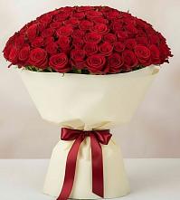 Букет 101 Красная роза Милано в Кагальницкой