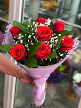 Букет цветов из:  Розы в Кагальницкой