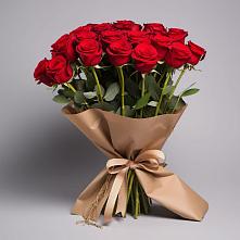 Букет 21 Красная роза Эдлесс Лав в Кагальницкой