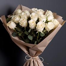 Букет 17 Белых роз в Кагальницкой