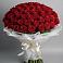 Букет 101 Красная роза Блэк Мэджик в Кагальницкой