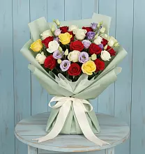 Букет цветов из:  Розы в Кагальницкой