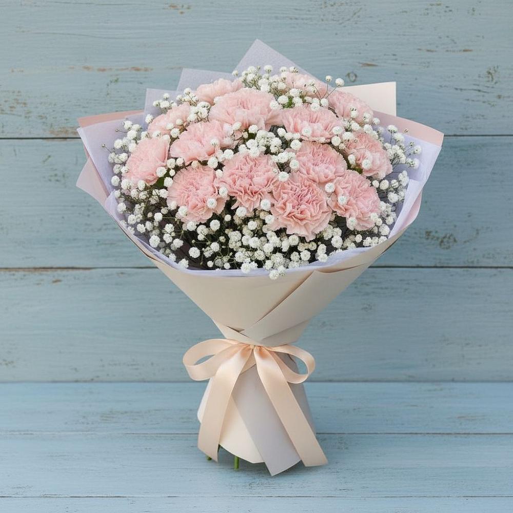 Букет цветов из: Гвоздики в Кагальницкой
