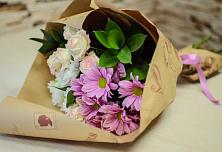 Букет цветов из:  Розы и Хризантемы в Кагальницкой