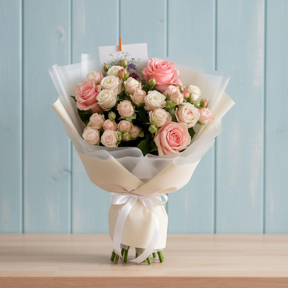 Букет цветов из: Розы в Кагальницкой