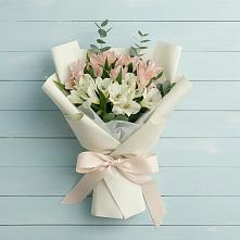 Букет цветов из:  Альстромерии в Кагальницкой