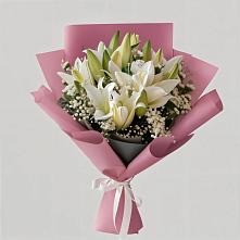 Букет цветов из:  Лилии в Кагальницкой