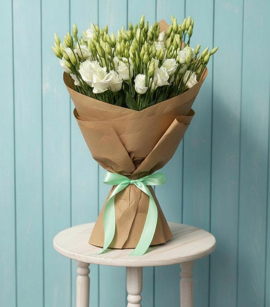 Букет цветов из: Лизиантусы в Кагальницкой