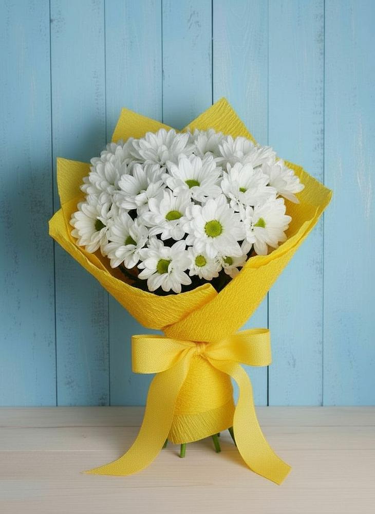 Букет цветов из: Хризантемы в Кагальницкой