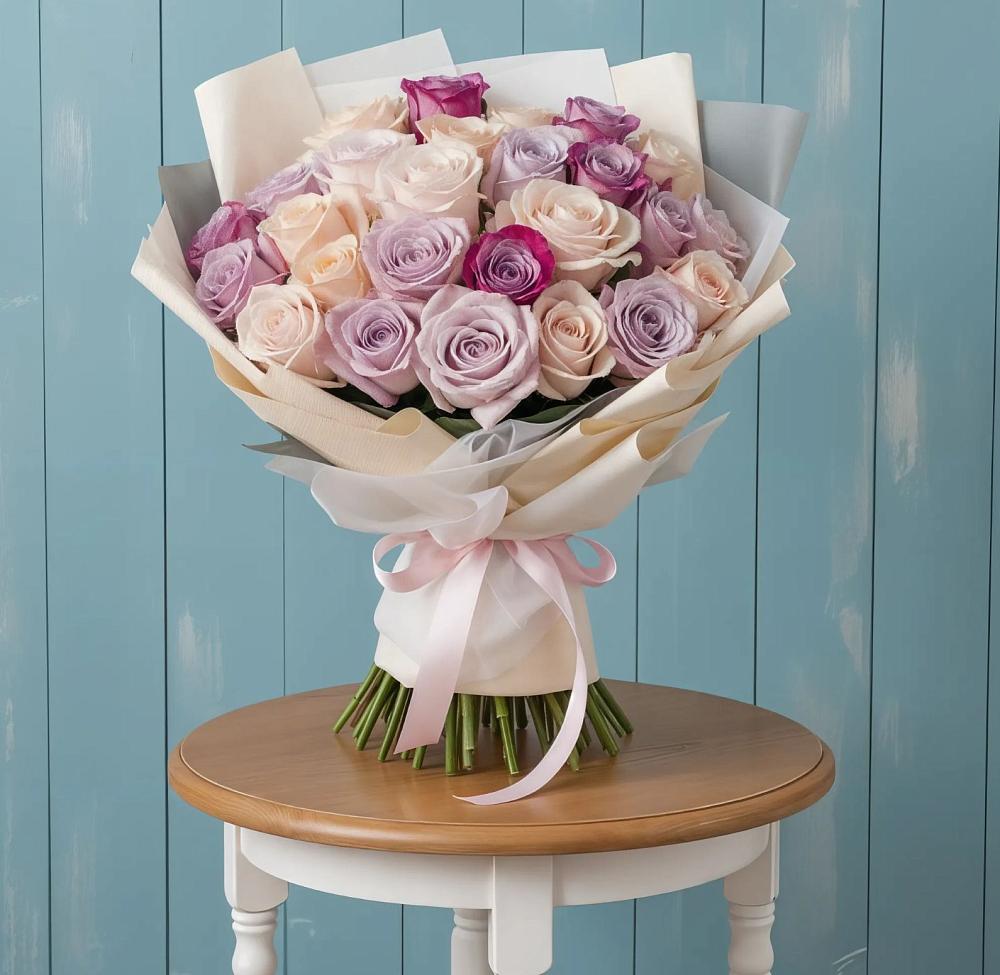 Букет цветов из: Розы в Кагальницкой