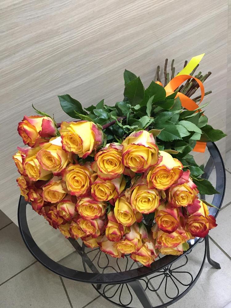 Букет Желтые розы в Кагальницкой