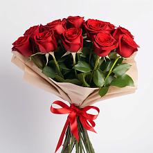 Букет 11 Красных роз Эдлесс Лав в Кагальницкой