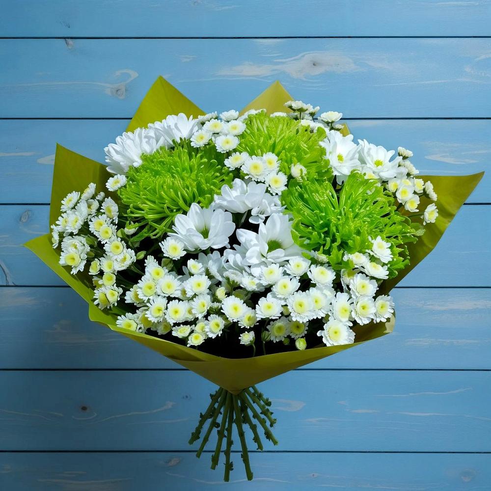 Букет цветов из: Хризантемы в Кагальницкой