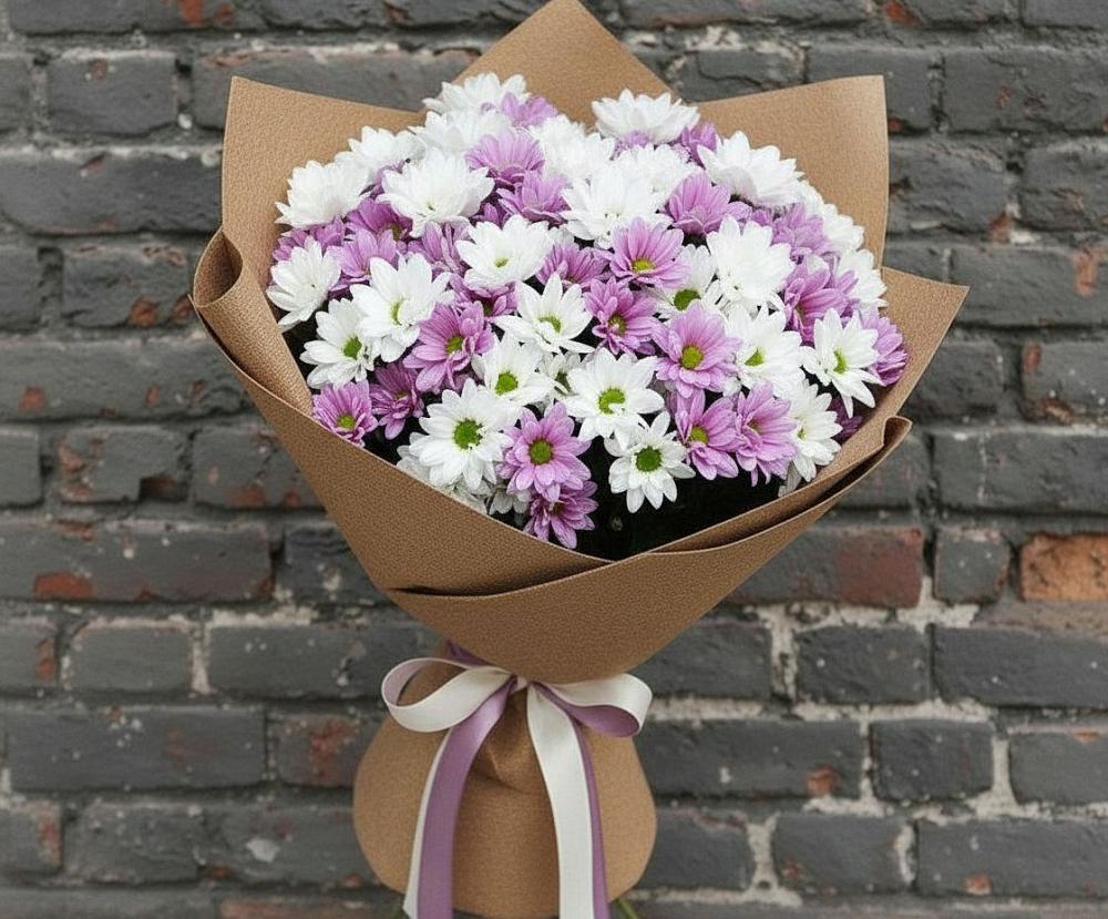 Букет цветов из: Хризантемы в Кагальницкой