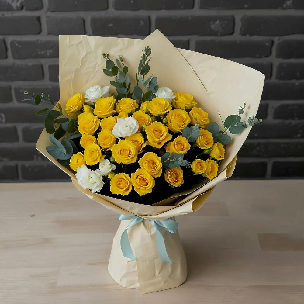 Букет цветов из: Розы в Кагальницкой