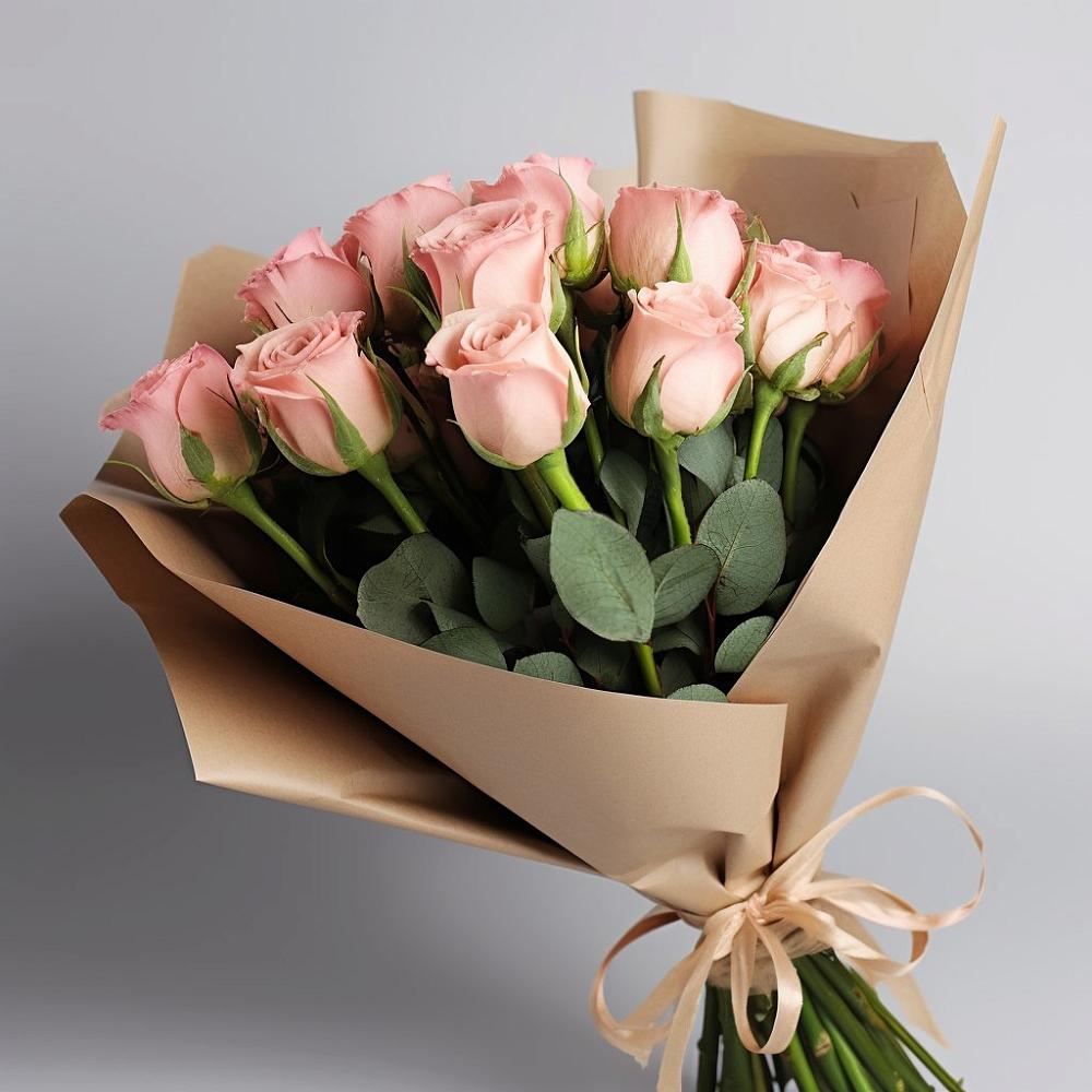 Букет 11 Нежных роз в Кагальницкой