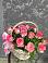 Цветочная композиция из Розы в корзине в Кагальницкой