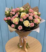 Букет цветов из:  Розы в Кагальницкой