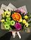 Букет цветов из: Гвоздики, Герберы, Розы и Хризантемы в Кагальницкой