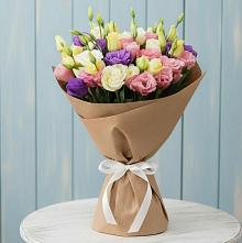 Букет цветов из:  Лизиантусы в Кагальницкой